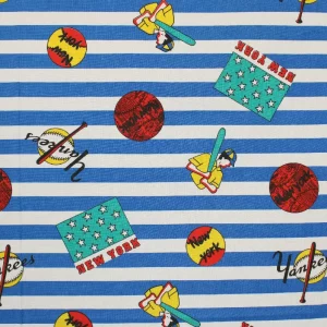 60*60 カラフル 野球 ロゴ ストライプ