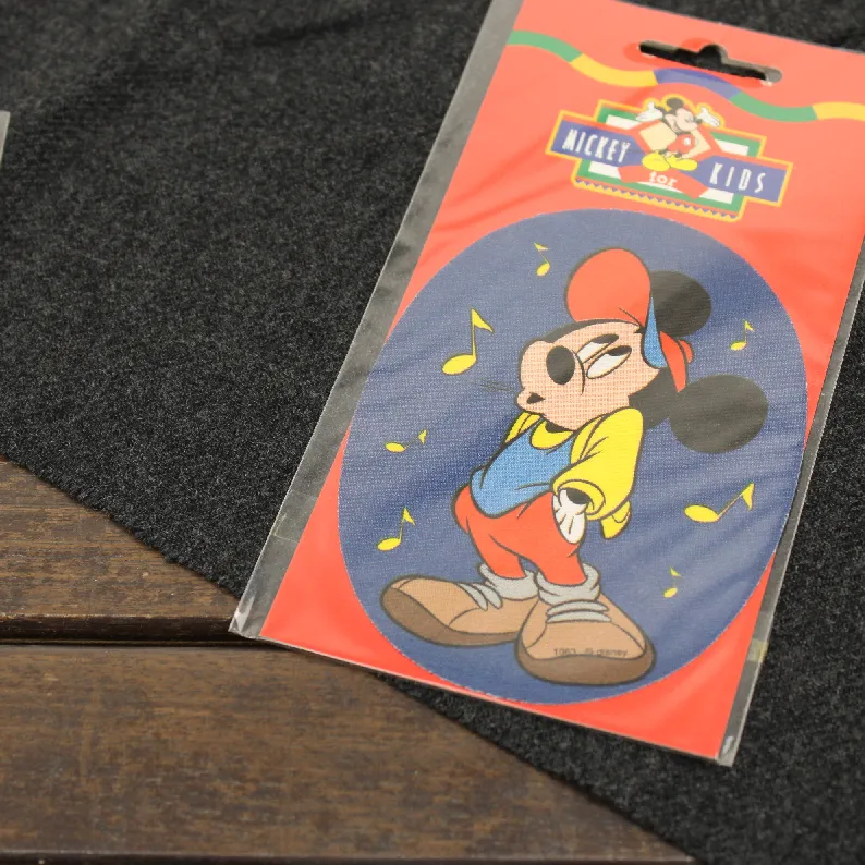 ミッキーのワッペン 口笛  音符