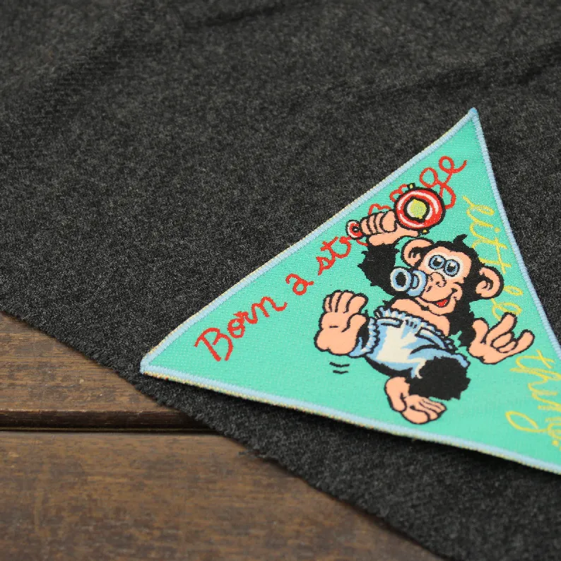 LC Waikiki ワッペン ベビー 三角 グリーン