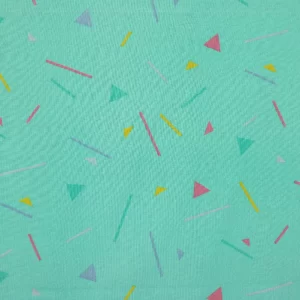 65*60 ポップ トライアングル グリーン カラフル