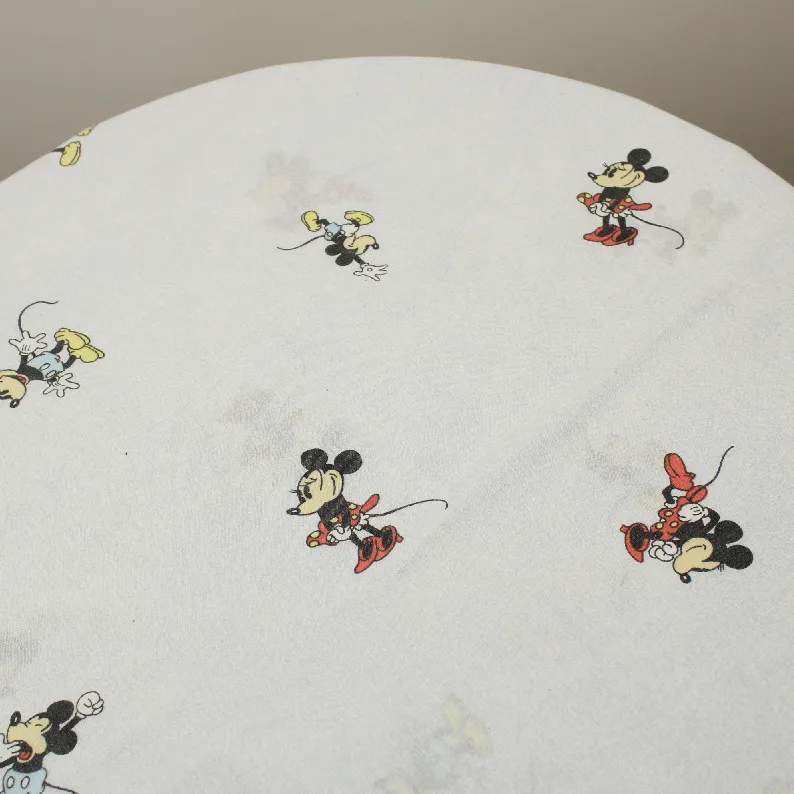 110*100 シーツ解体生地  ミッキー ミニー オールドミキミニ 小柄