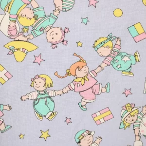 70*50  ポップ 世界の子供たち 国旗 パステル