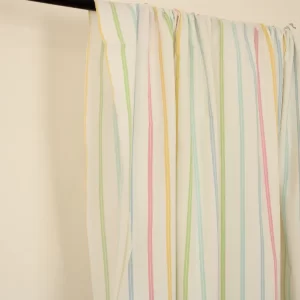 80*55 かわいい 細めの二重ストライプ パステル