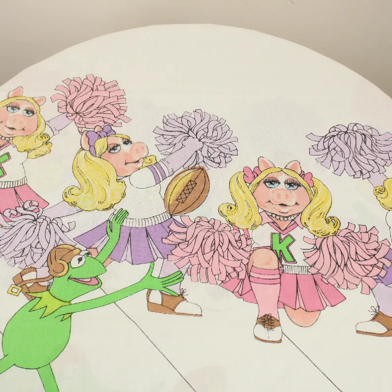 165*110 シーツ解体生地 マペット・ショー ミスピギー チアガール