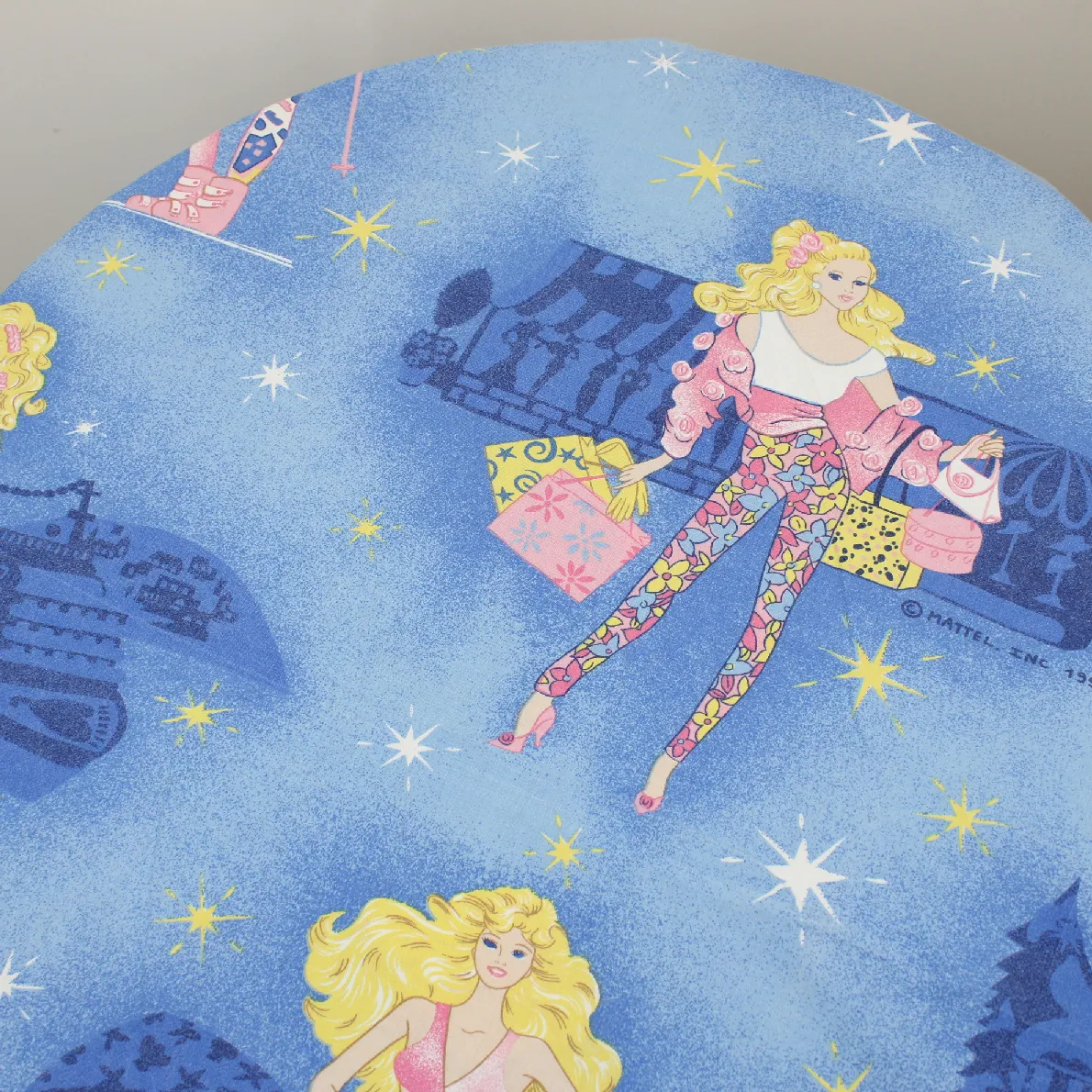 85*125 シーツ解体生地 バービー レトロポップ 星空