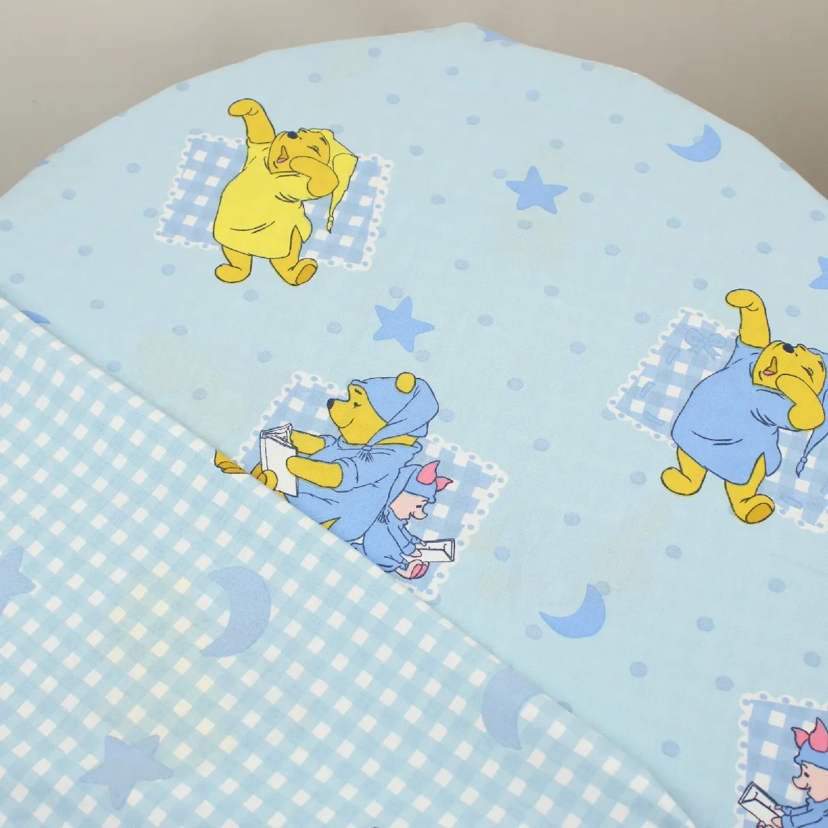 ベビー布団カバー くまのプーさん おねむ パジャマ ブルー