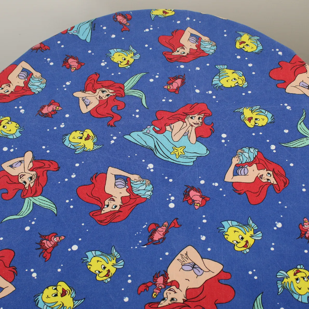 85*125 シーツ解体生地  アリエル セバスチャン フランダー ブルー 小柄