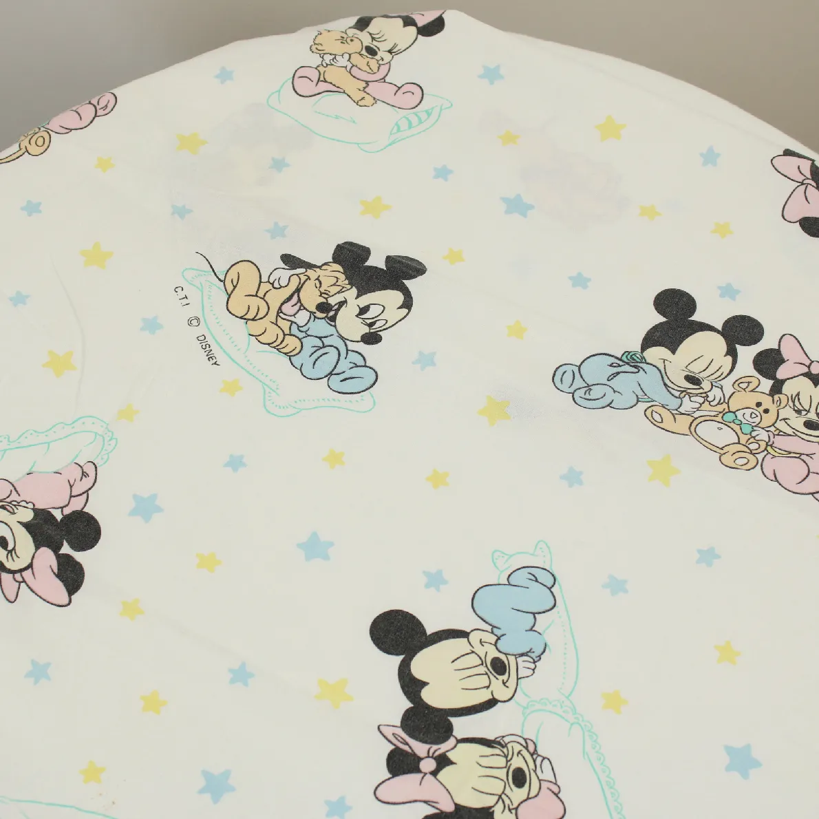 ベビーフラット ミッキー ミニー プルート 星