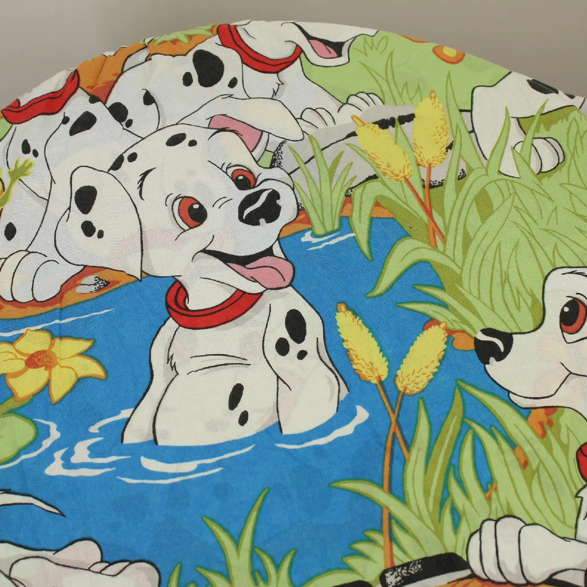 ボックスシーツ 101匹わんちゃん グリーン 水場