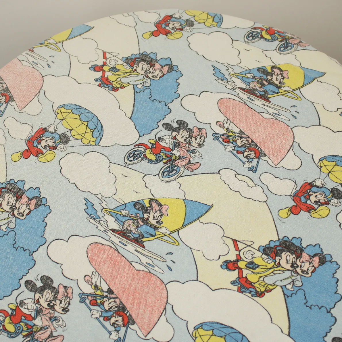 訳ありネル 85*70 シーツ解体生地  ミッキー ミニー ハート グライダー