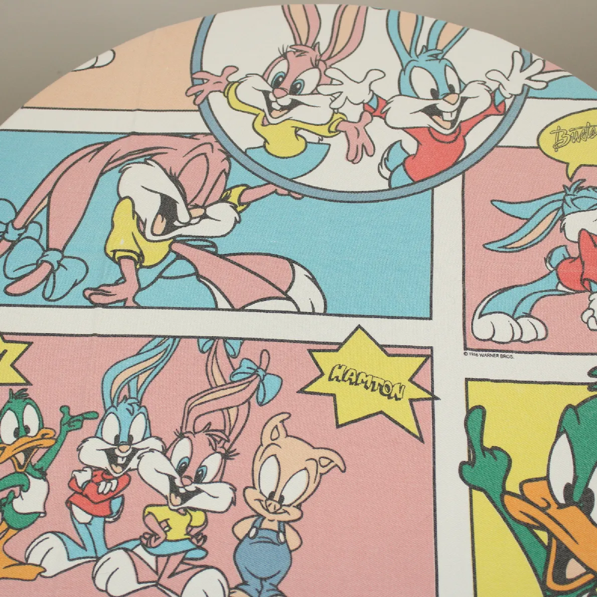 145*80 シーツ解体生地  タイニー・トゥーンズ パステル バニー