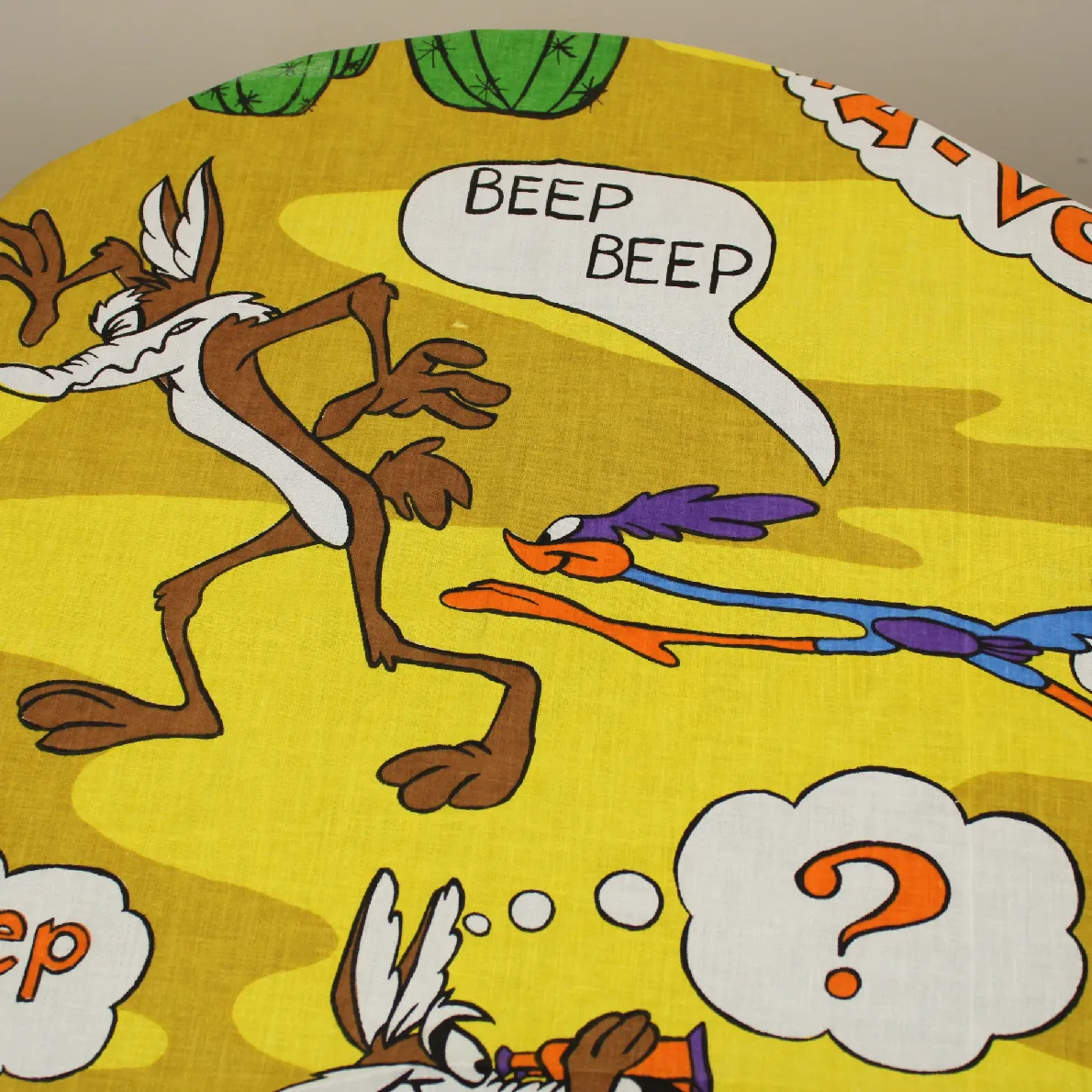 未使用 ボックスシーツ コヨーテ ロード・ランナー イエロー