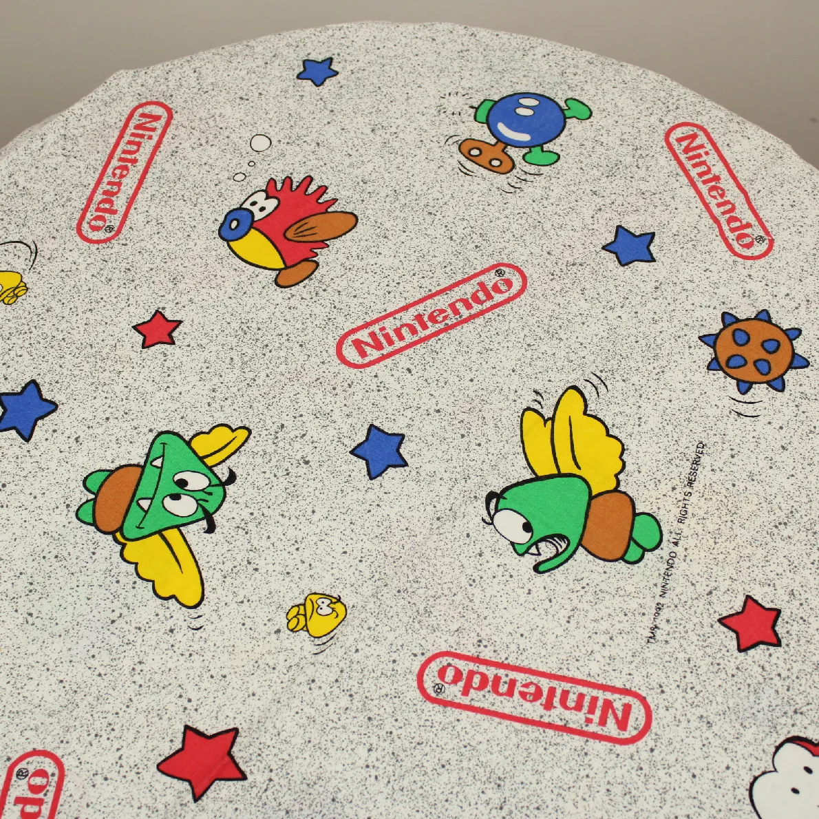 175*125 シーツ解体生地 サブキャラ NINTENDO グレー A