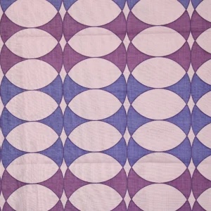 45*75 レトロパターン 円 パープル