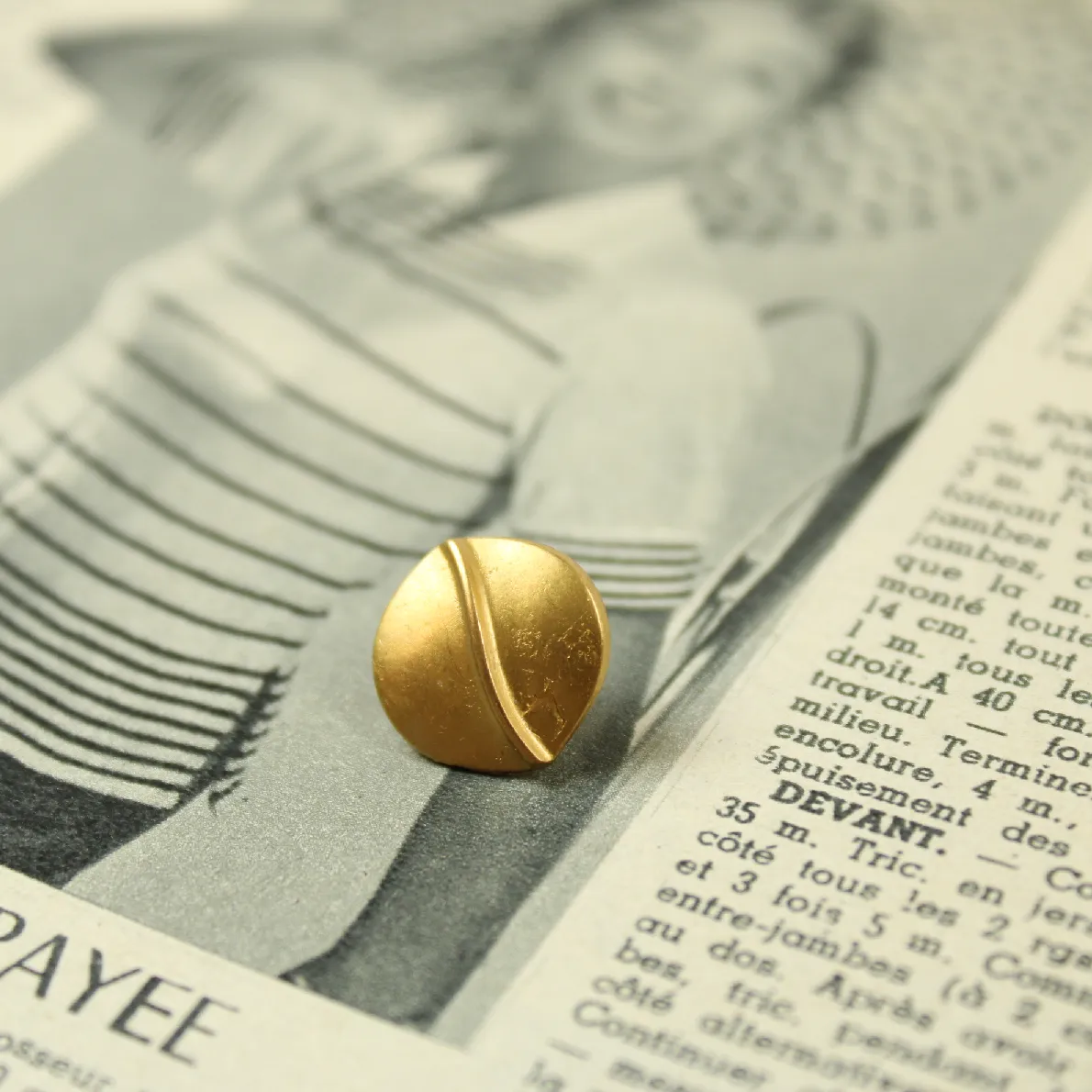 1個 13mm  波 ライン 金
