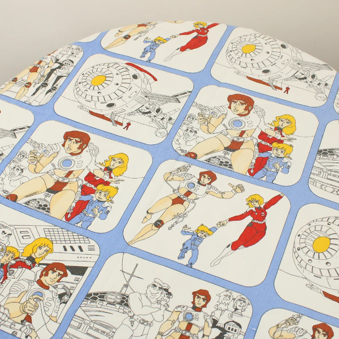 80*130 シーツ解体生地 キャプテン・フューチャー  Capitaine Flam 昭和アニメ
