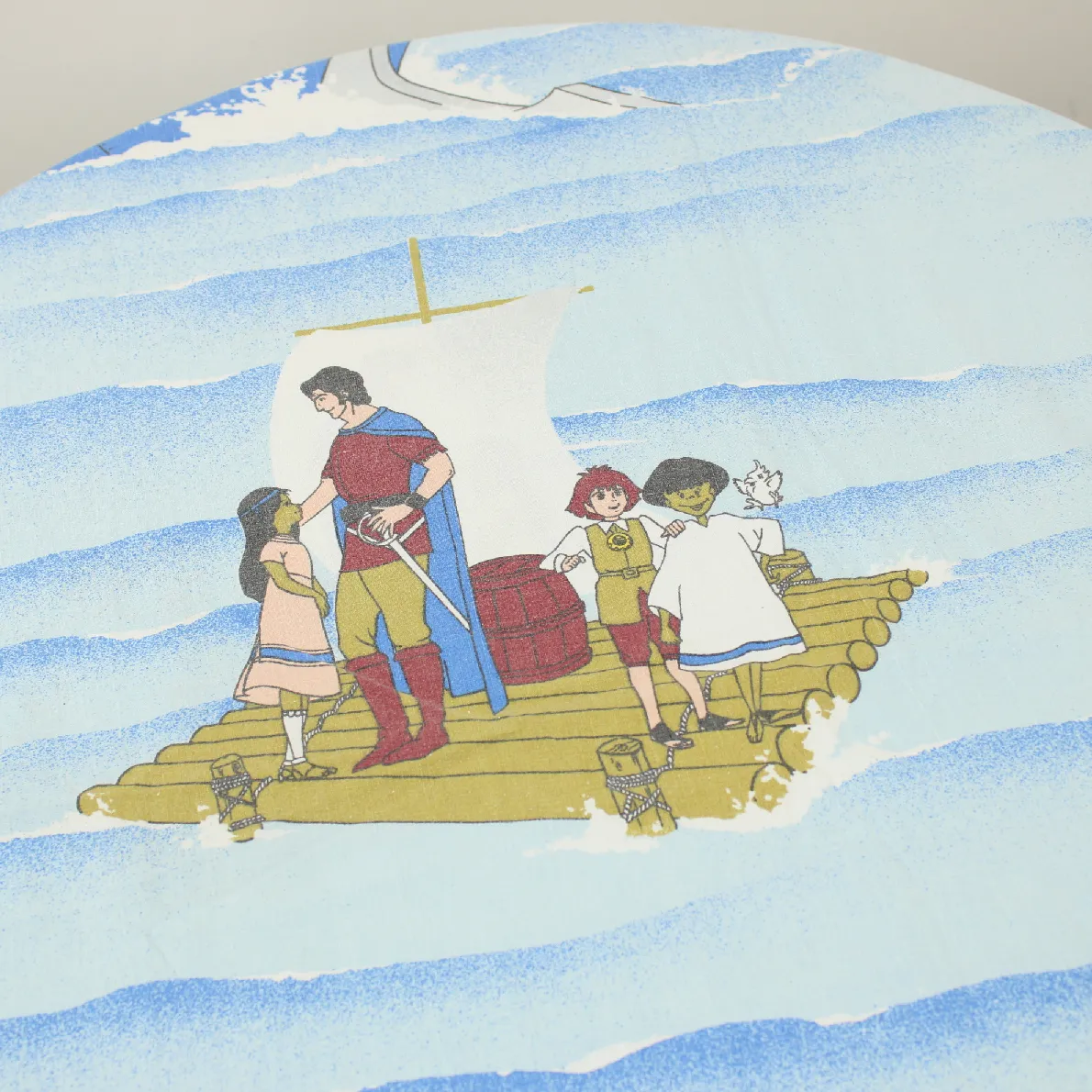 170*125 シーツ解体生地 太陽の子エステバン 昭和アニメ