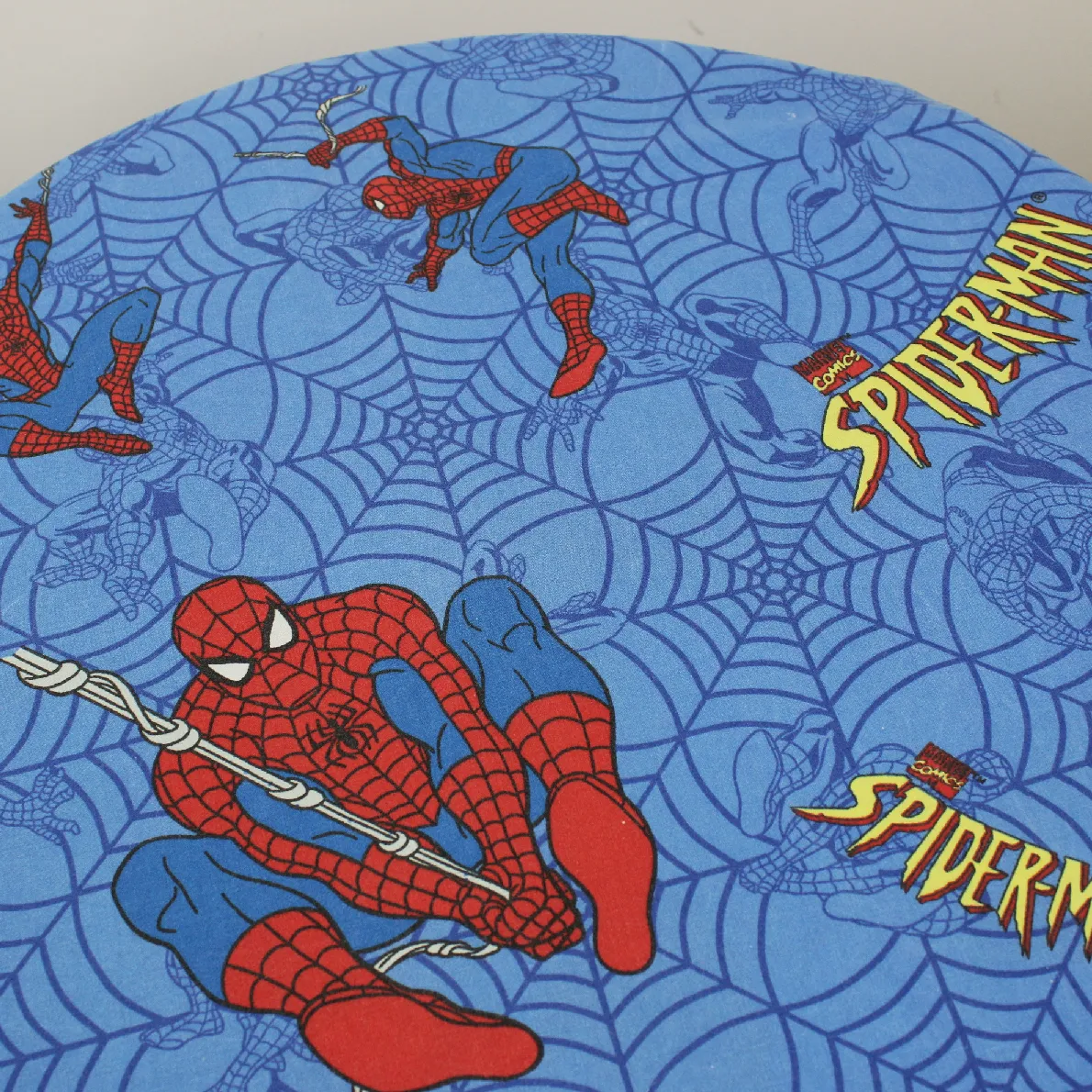85*135 シーツ解体生地  スパイダーマン ブルー MARVEL
