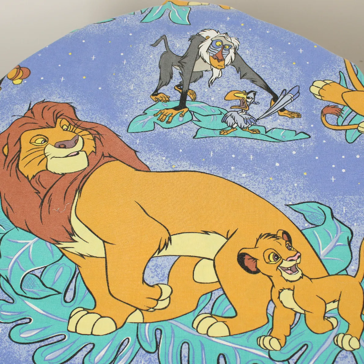 130*90 シーツ解体生地 シンバ  ラフィキ 夜空 ムファサ