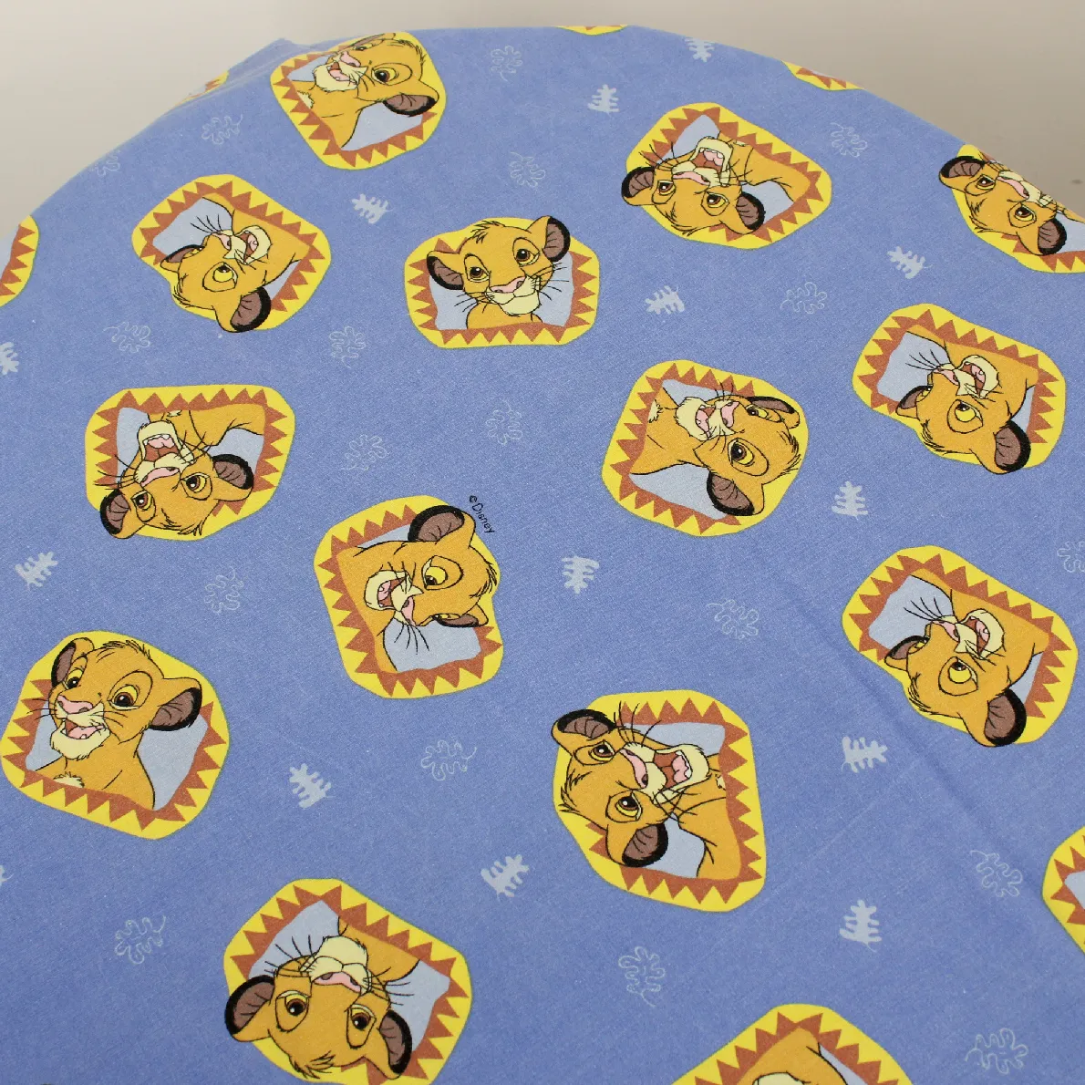 130*90 シーツ解体生地 シンバ 小柄 コバルトブルー