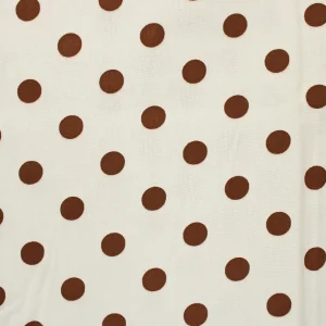 60*90 シンプル レトロ 大きなドット ブラウン