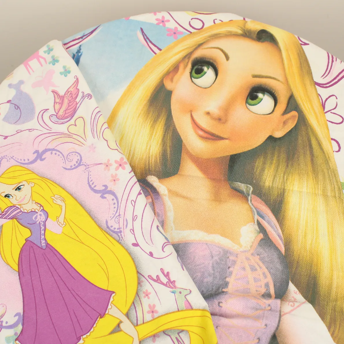 布団カバー ラプンツェル ピンク お絵描き