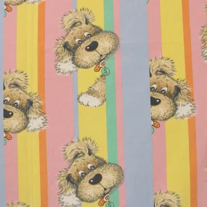 60*90 レトロ かわいい Snatch イヌ 絵本 パステル　