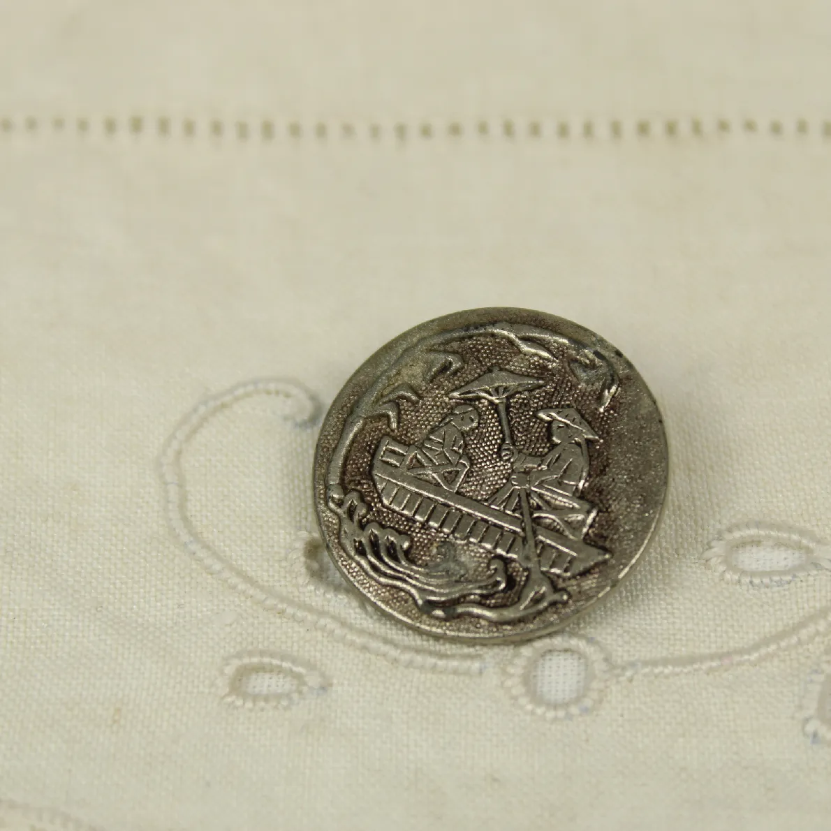 1個 26mm  渡し船 シノワズリ シルバー