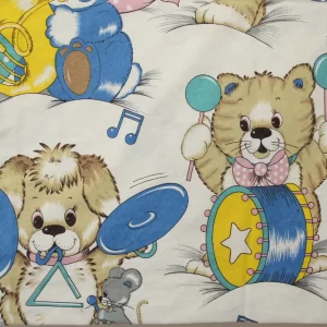 125*90 かわいい ネコ ネズミ イヌ 大合奏 音楽 A