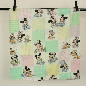 ピロー ベビー ミッキー ミニー パステル パッチワーク