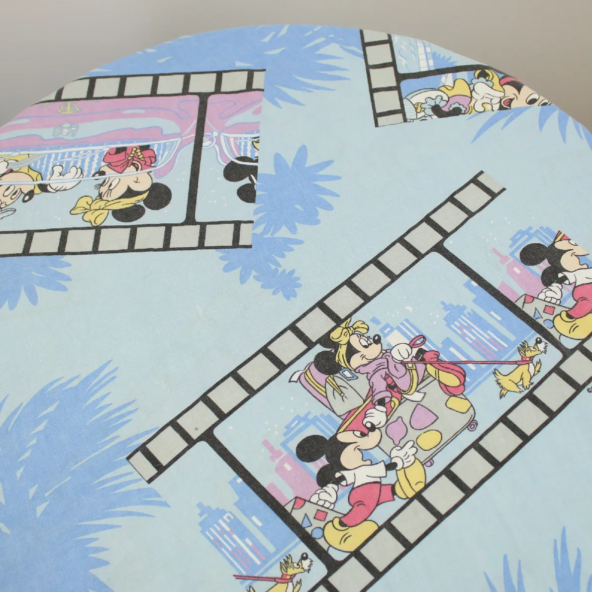 110*140 シーツ解体生地  ミッキー ミニー フィルム
