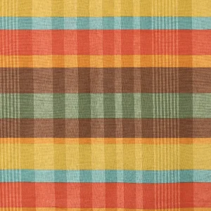 55*55 落ち着いた暖色 チェック ストライプ ブラウン オレンジ