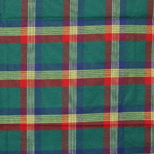 45*80 先染め チェック グリーン クラシック