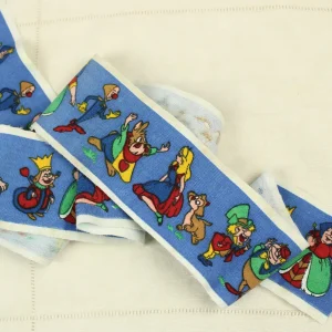 5,5cm幅 不思議の国のアリス プリントリボン ガロン