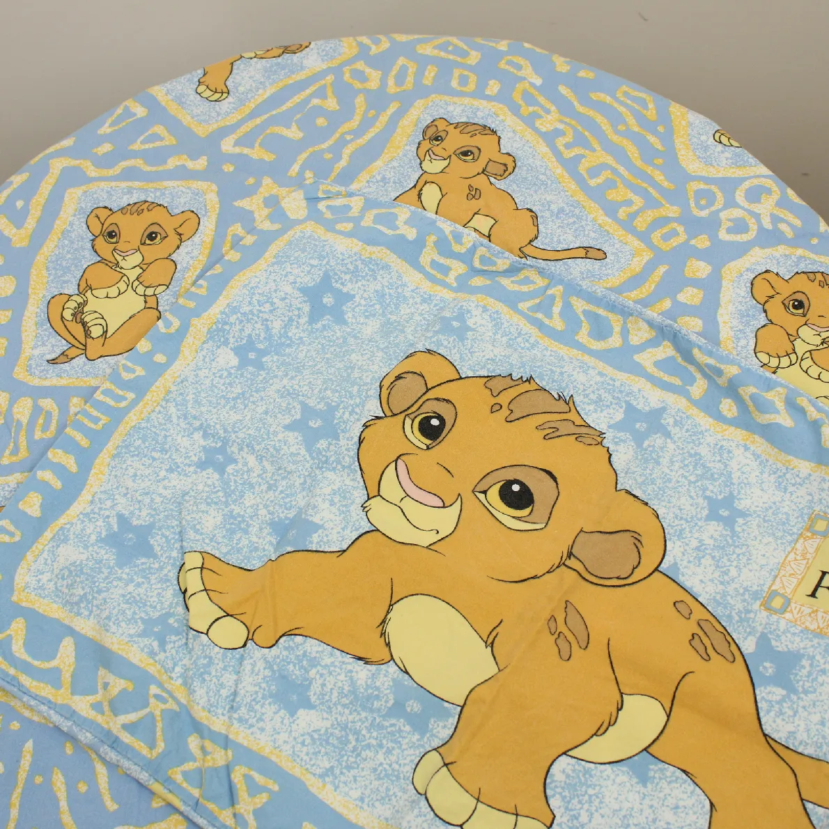 ベビー布団カバー＆ピロー ベビーシンバ ブルー