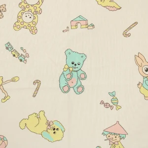 75*60 レトロ かわいい オモチャテディベア ぬいぐるみ パステル