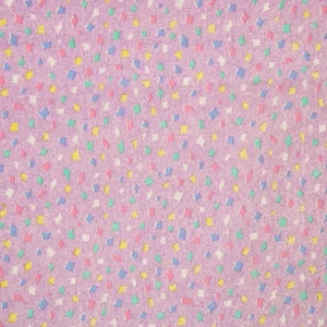 ネル 70*90 ポップ コンフェッティ パープル カラフル