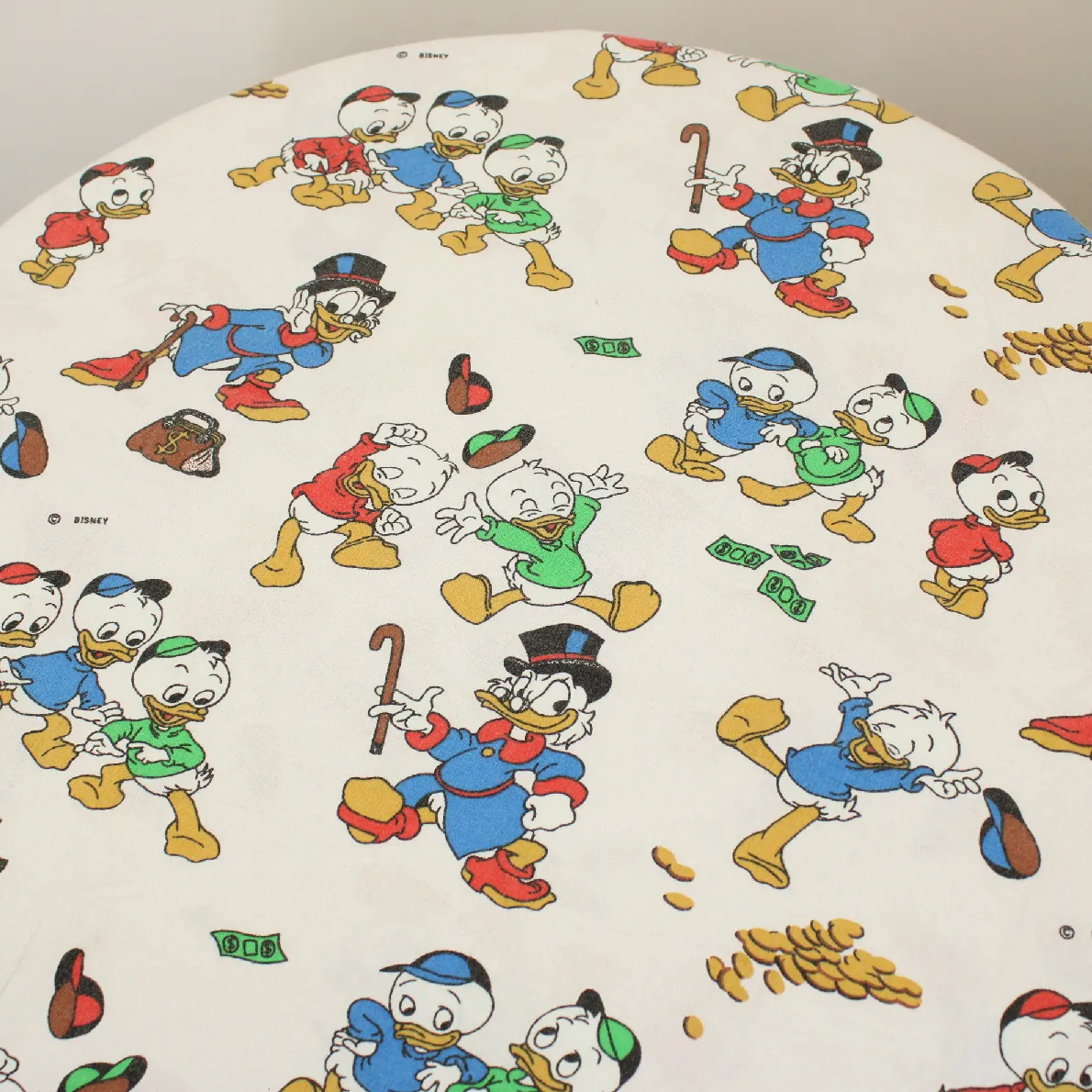 130*90 シーツ解体生地  スクルージ ヒューイ デューイ ルーイ マネー