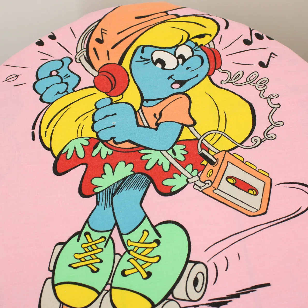 70*70 シーツ解体生地 スマーフェット スケーター 大柄