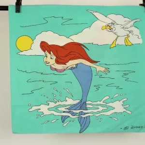 ピロー リトルマーメイド アリエル エメラルドグリーン