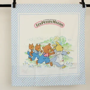 ピロー メイプルタウン物語 ギンガムチェック 水色