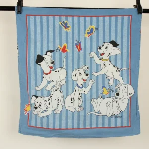 ピロー 101匹わんちゃん ストライプ ブルー