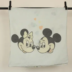 ピロー ミッキー ミニー パステルハート お顔