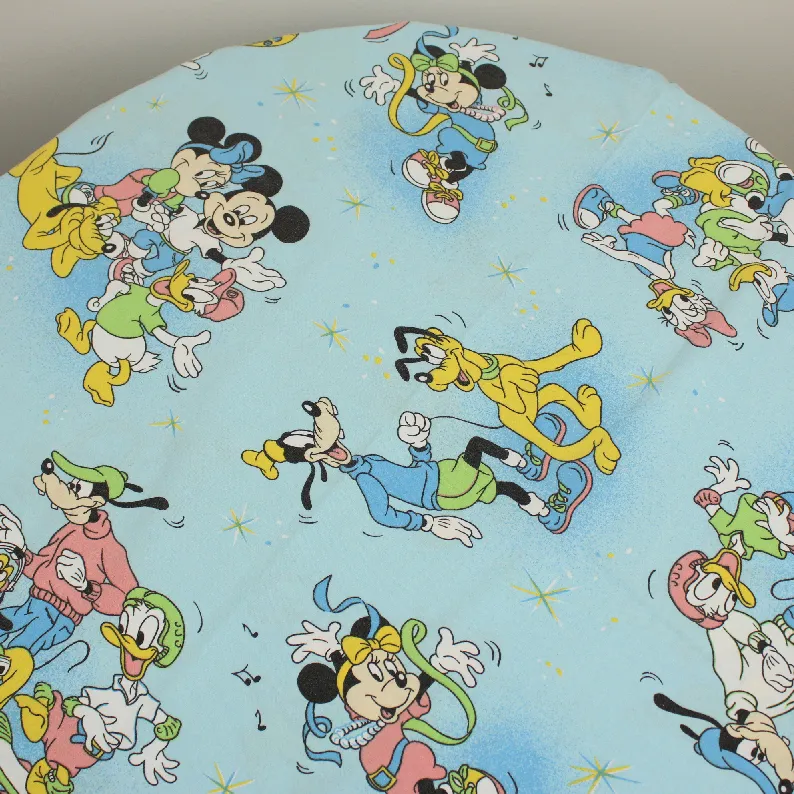 135*100 シーツ解体生地  ミッキー&フレンズ ミニー BAND A MICKEY