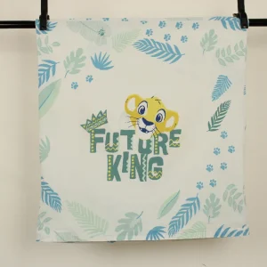 ピロー シンバ 葉っぱ ブルー グリーン