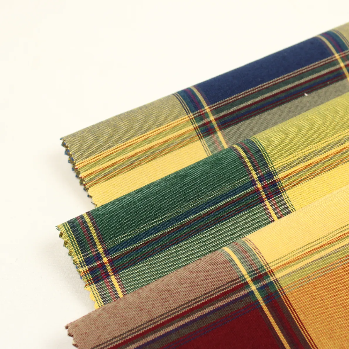 3枚セット 28*36 先染めチェック 布見本 012