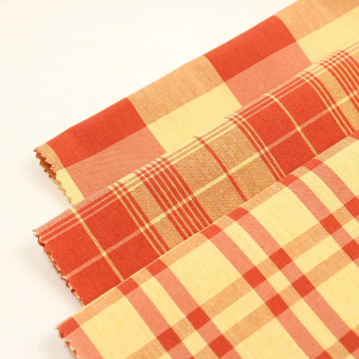 3枚セット 28*36 先染めチェック 布見本 005