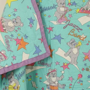 ベッドマット レトロアニマル ネズミ バンド パステル ポップ