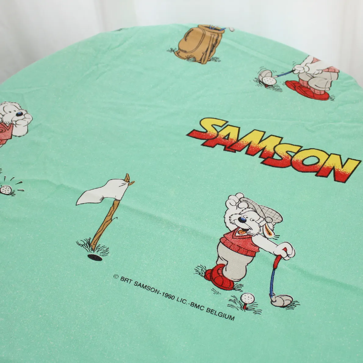 125*85 シーツ解体生地  サムソン Samson en Gert グリーン