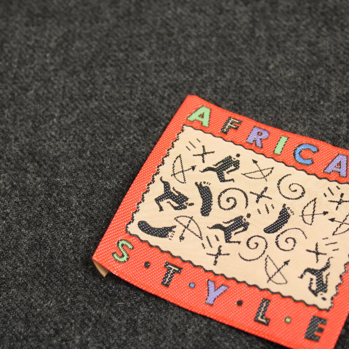 刺繍タグ AFRICAN STYLE